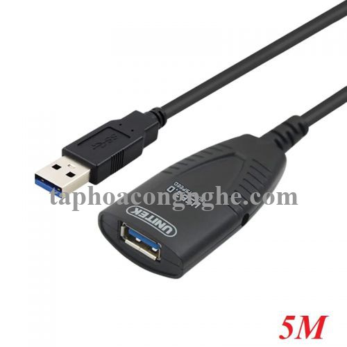 Unitek 95584 Y-3015 3.0 5M Màu Đen Cáp Usb Nối Dài 30095584